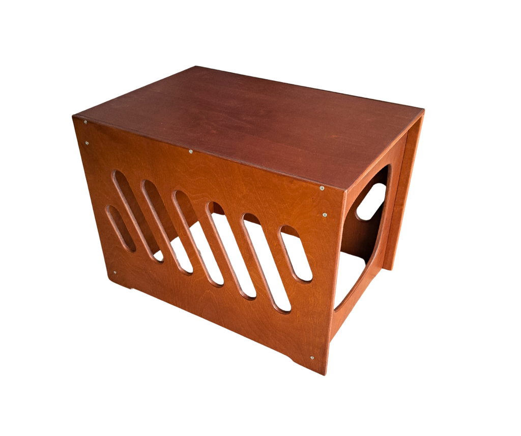 Cat litter box cover - sit bench edition