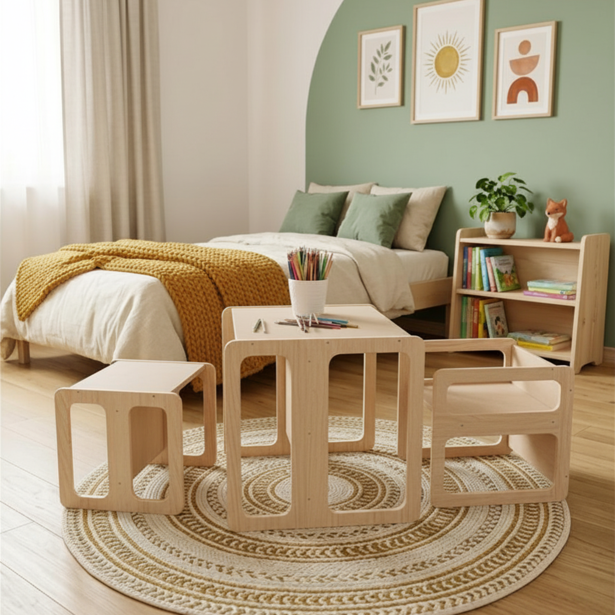 Montessori childrens cube set