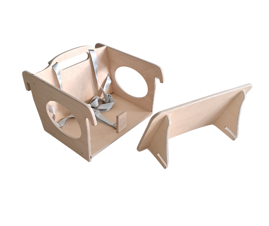 High chair extension for standing towers