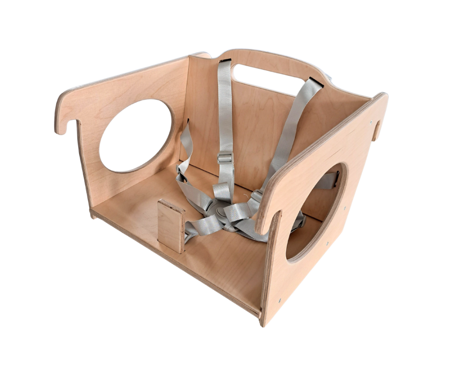 High chair extension for standing towers