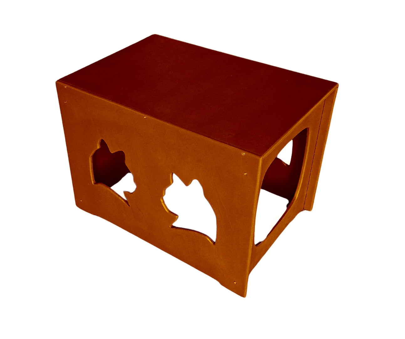 Cat litter box cover - sit bench edition