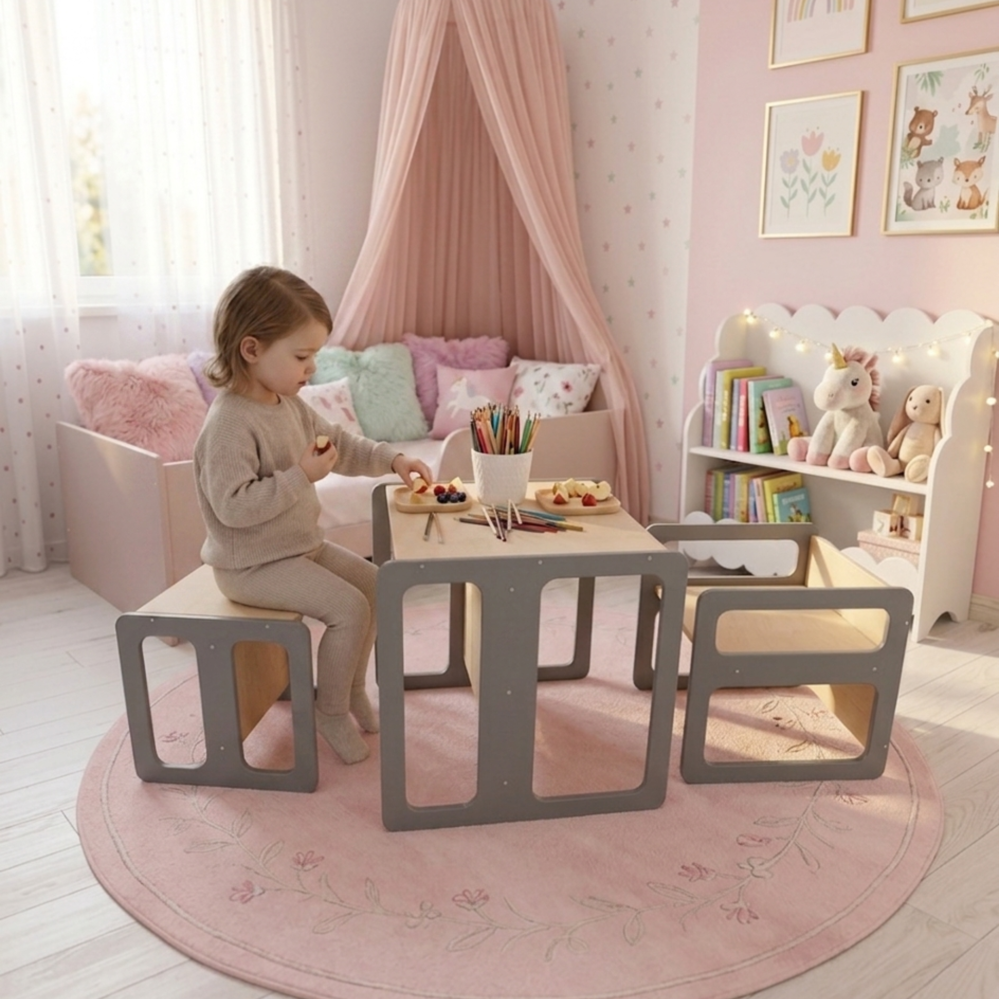 Montessori childrens cube set