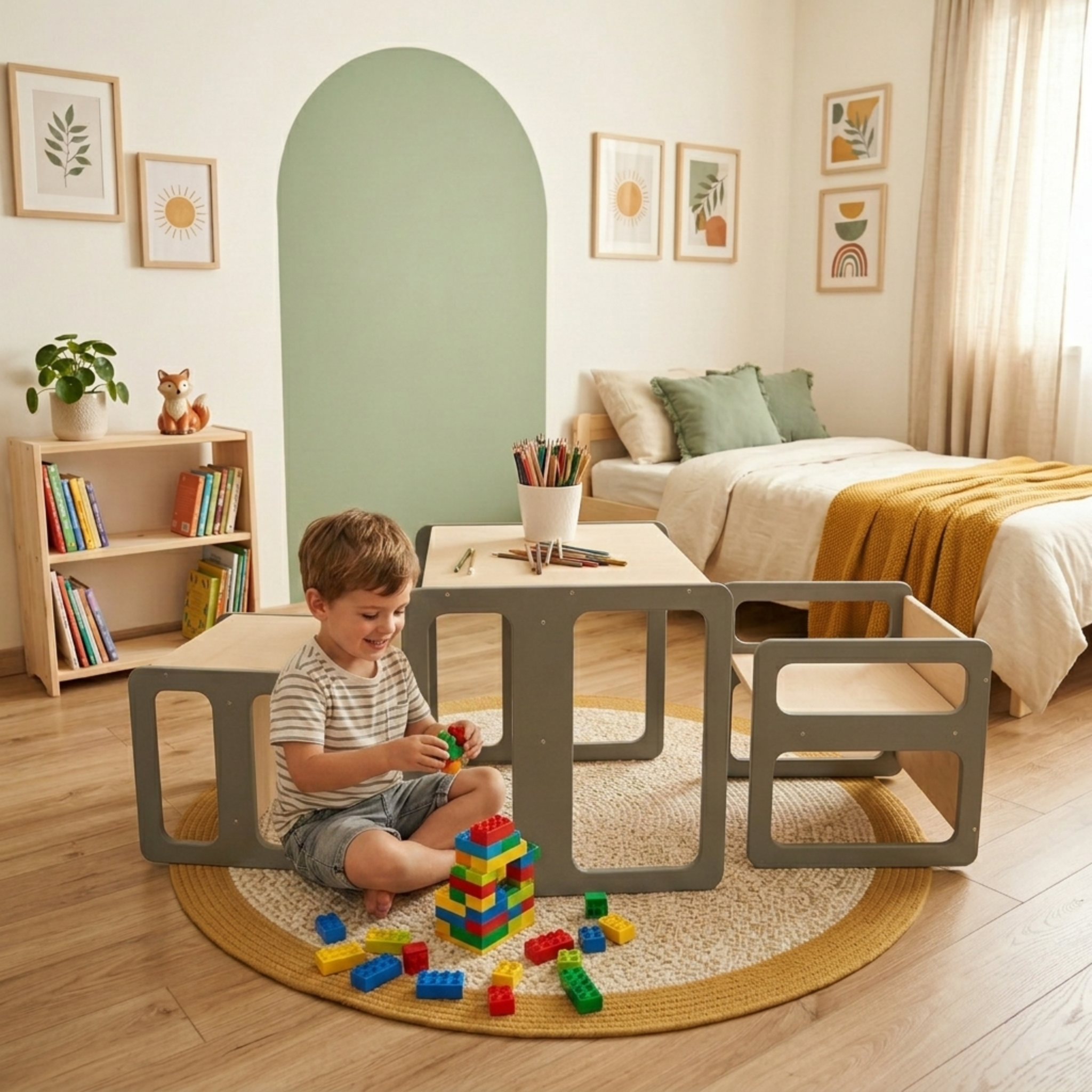 Montessori childrens cube set