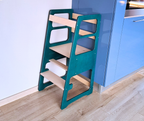 Adjustable kids' kitchen tower