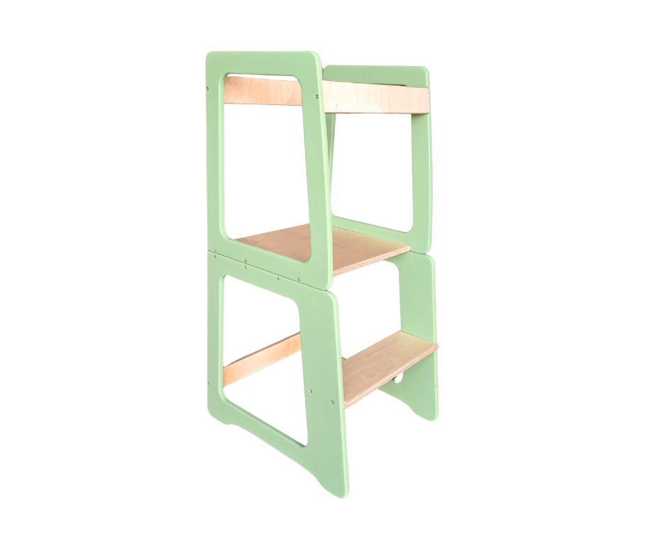 Standing tower for children, high chair & play table