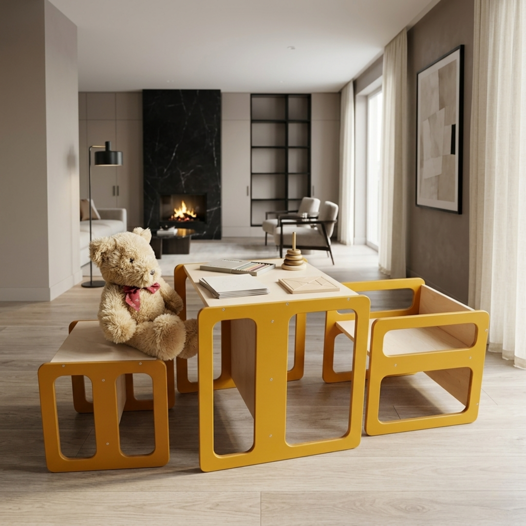 Montessori childrens cube set