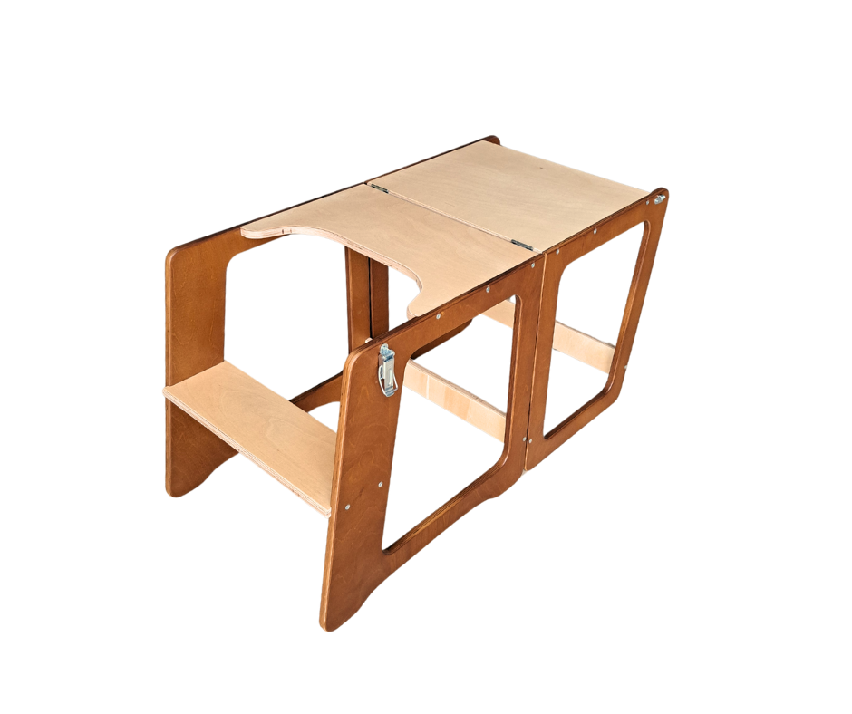 Standing tower for children, high chair & play table