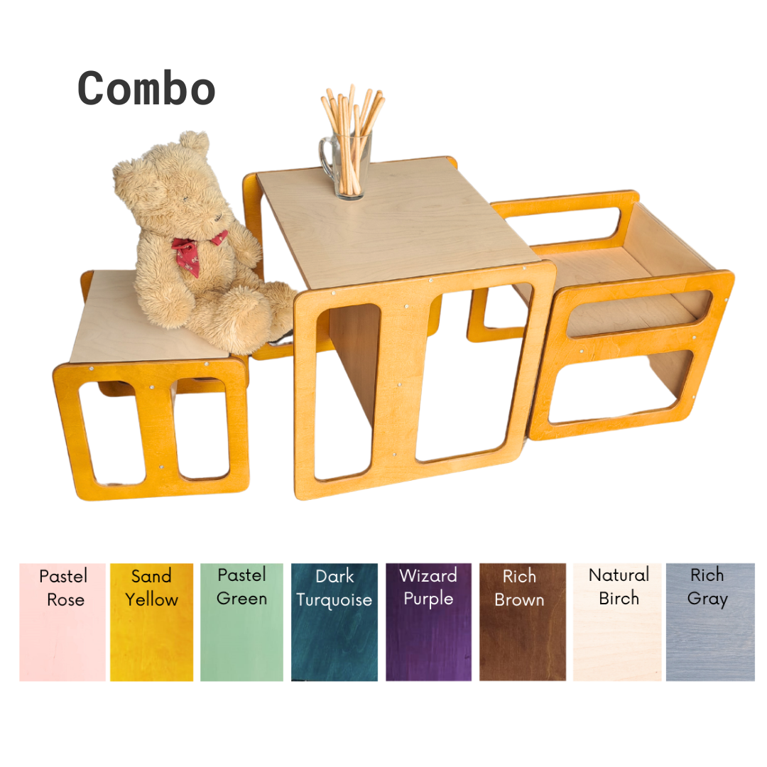 Montessori childrens cube set