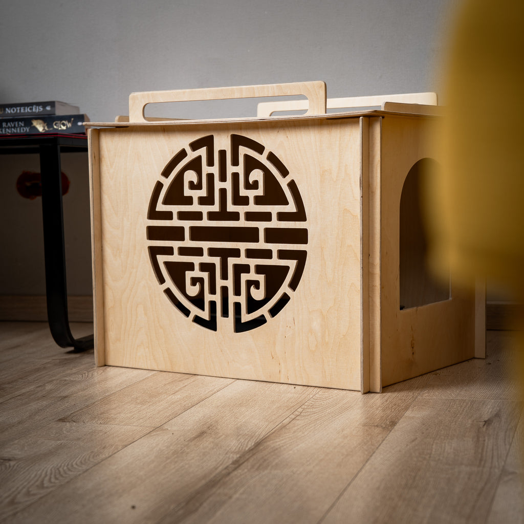 Cat litter box cover