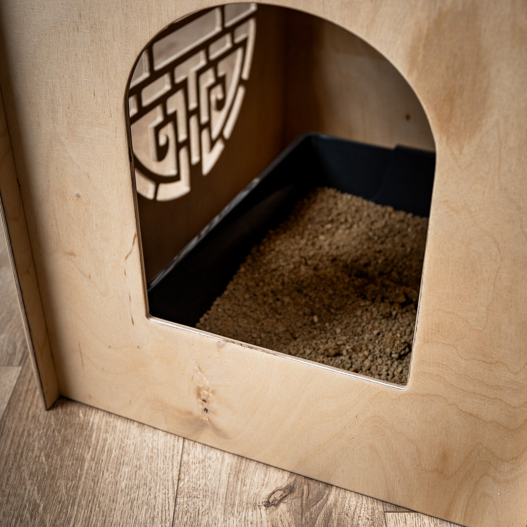Cat litter box cover