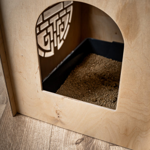 Cat litter box cover