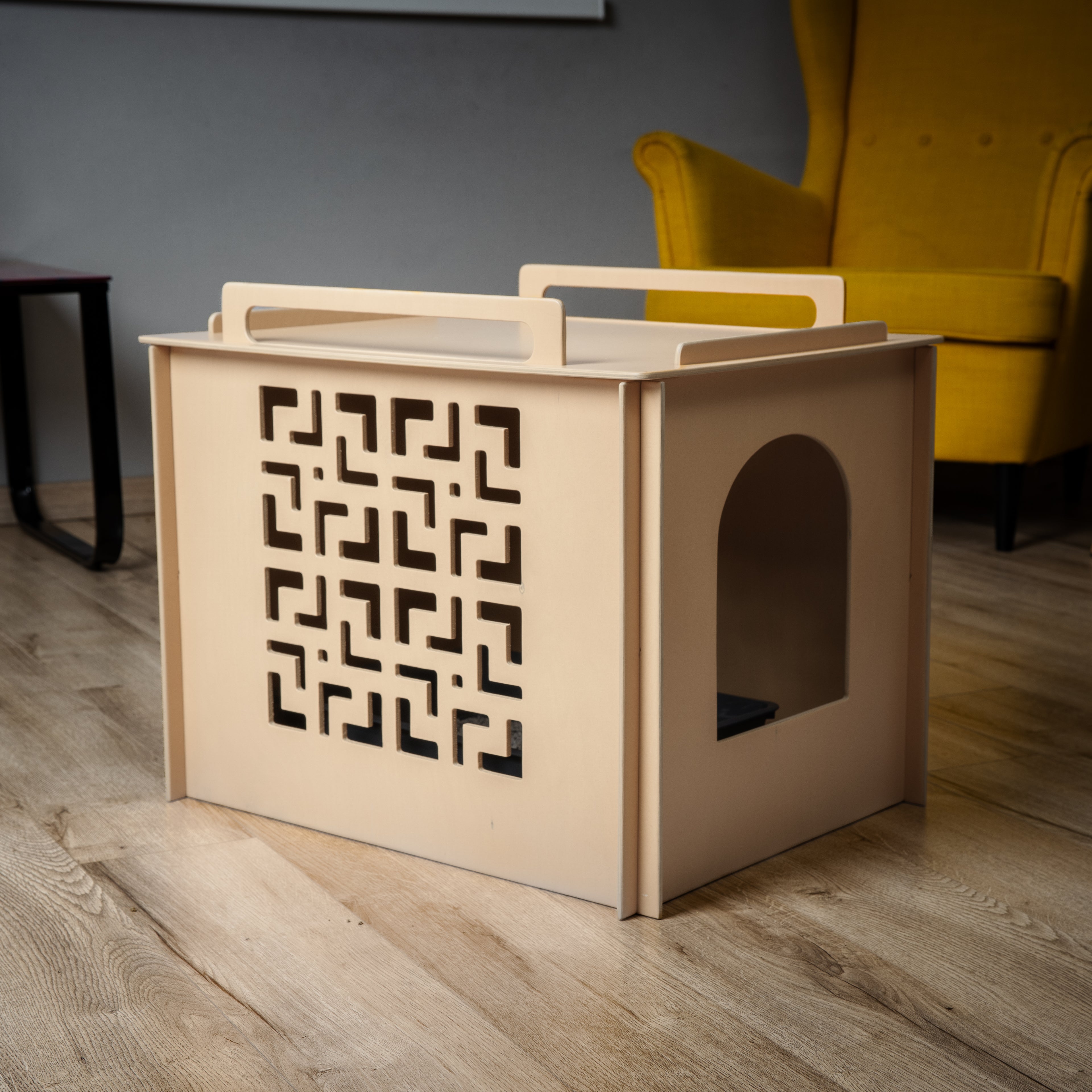 Cat litter box cover