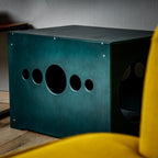 Cat litter box cover - sit bench edition