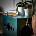 Cat litter box cover - sit bench edition