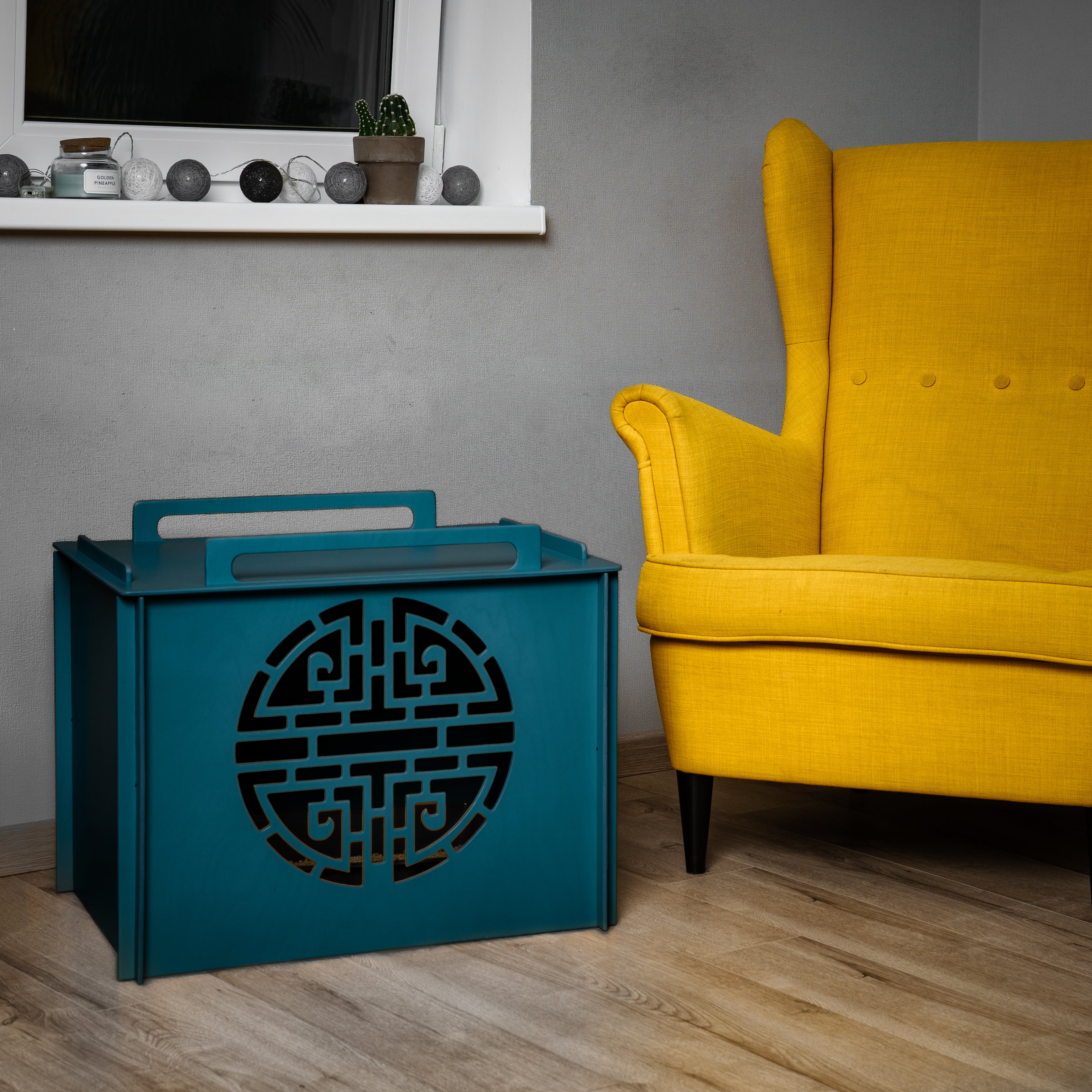 Cat litter box cover