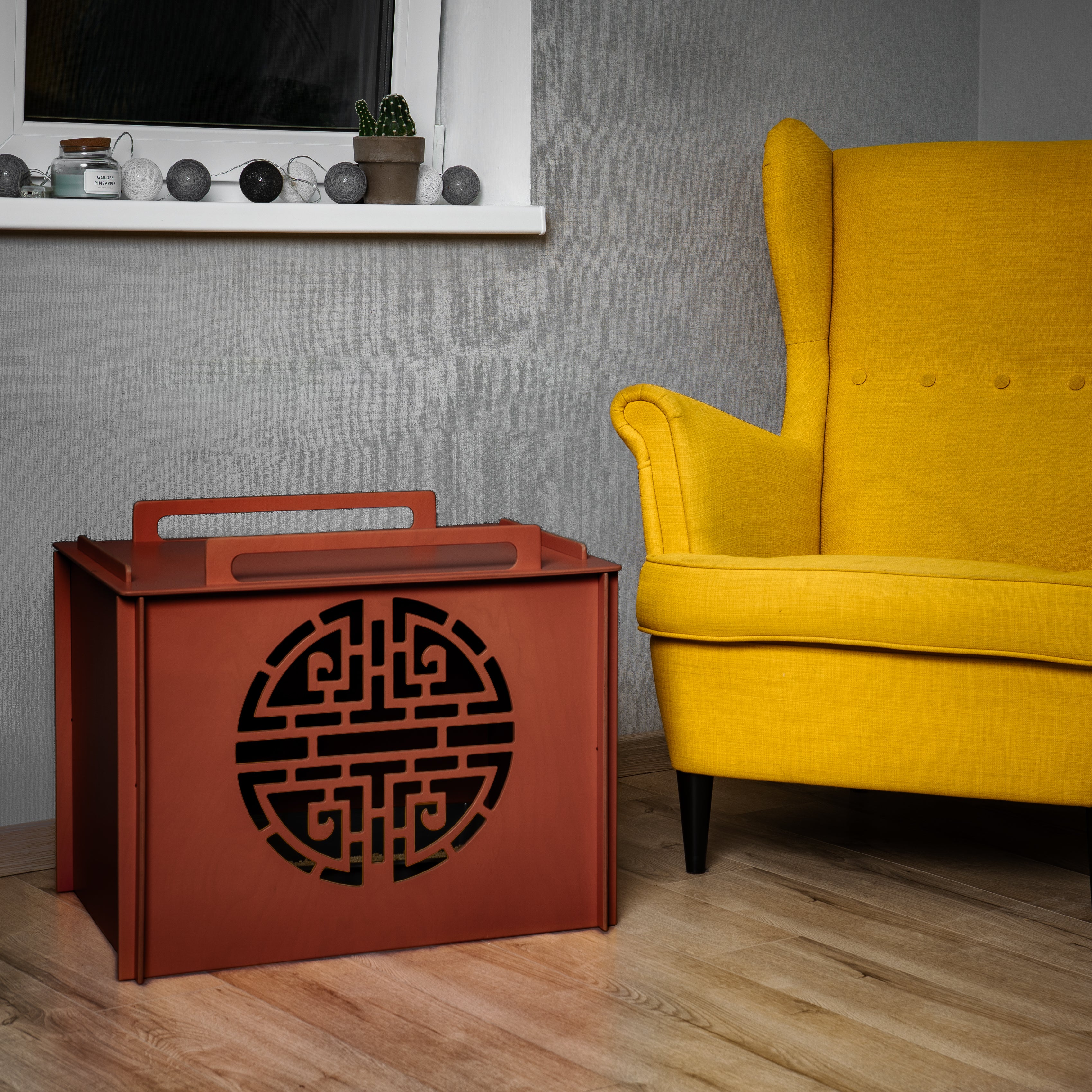 Cat litter box cover