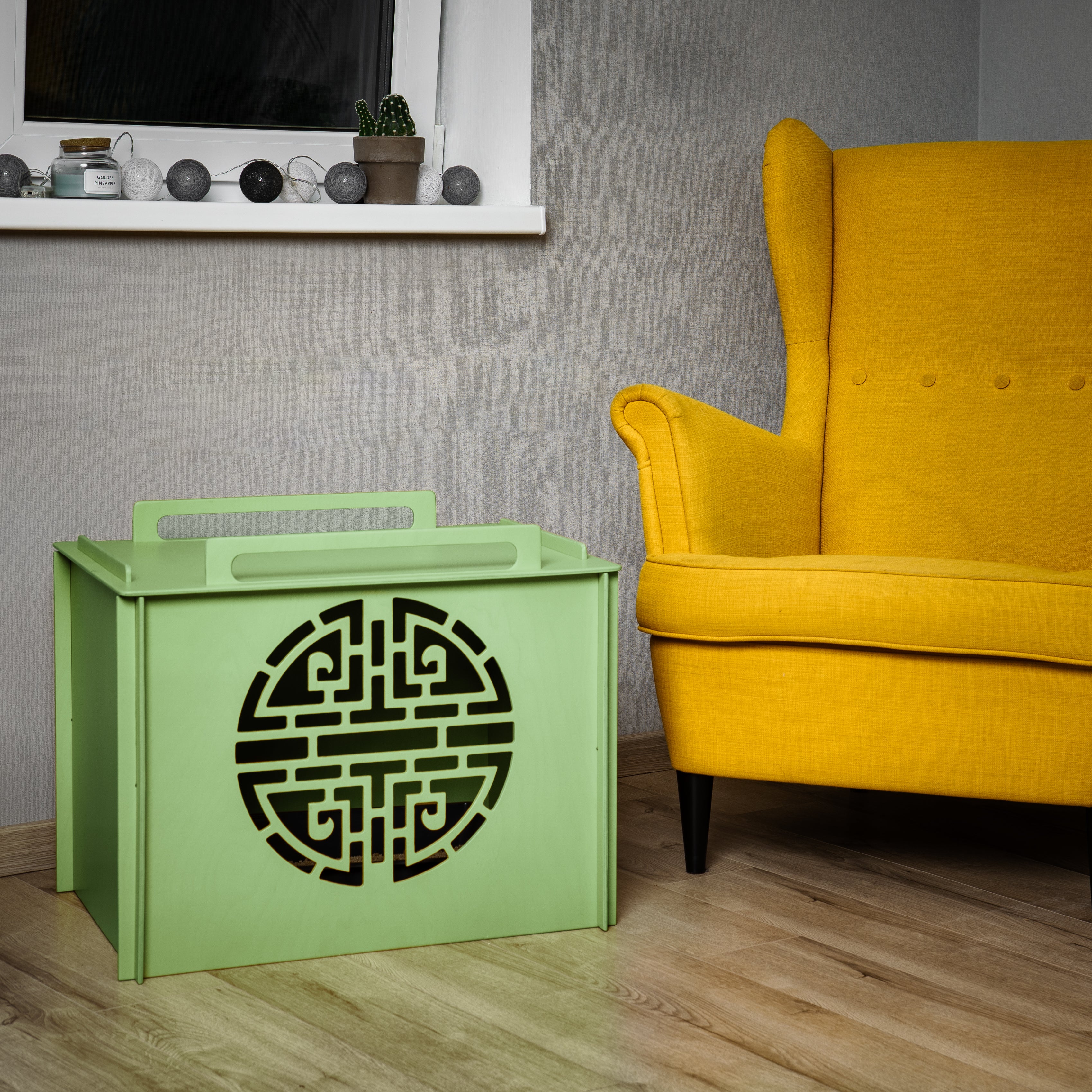 Cat litter box cover