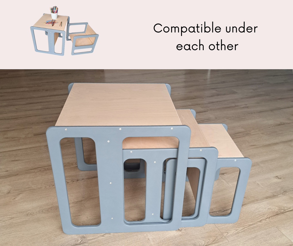 Montessori childrens cube set