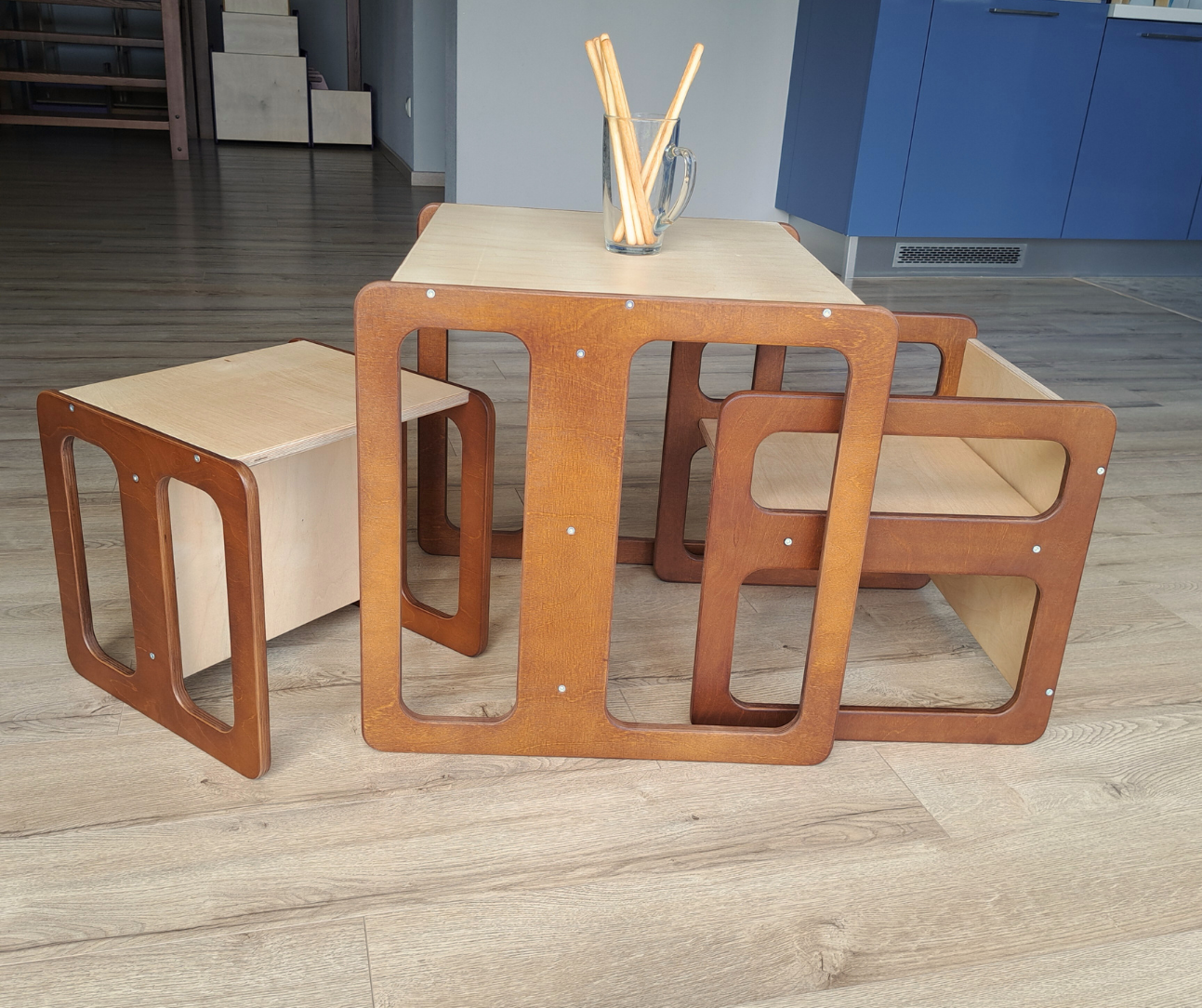 Montessori childrens cube set