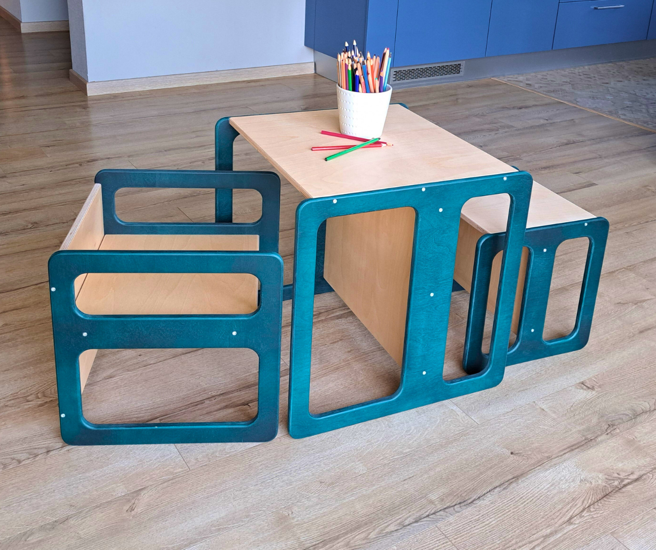 Montessori childrens cube set