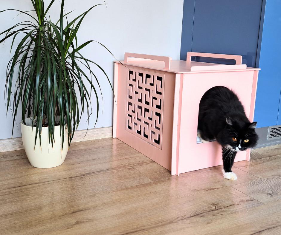 Cat litter box cover